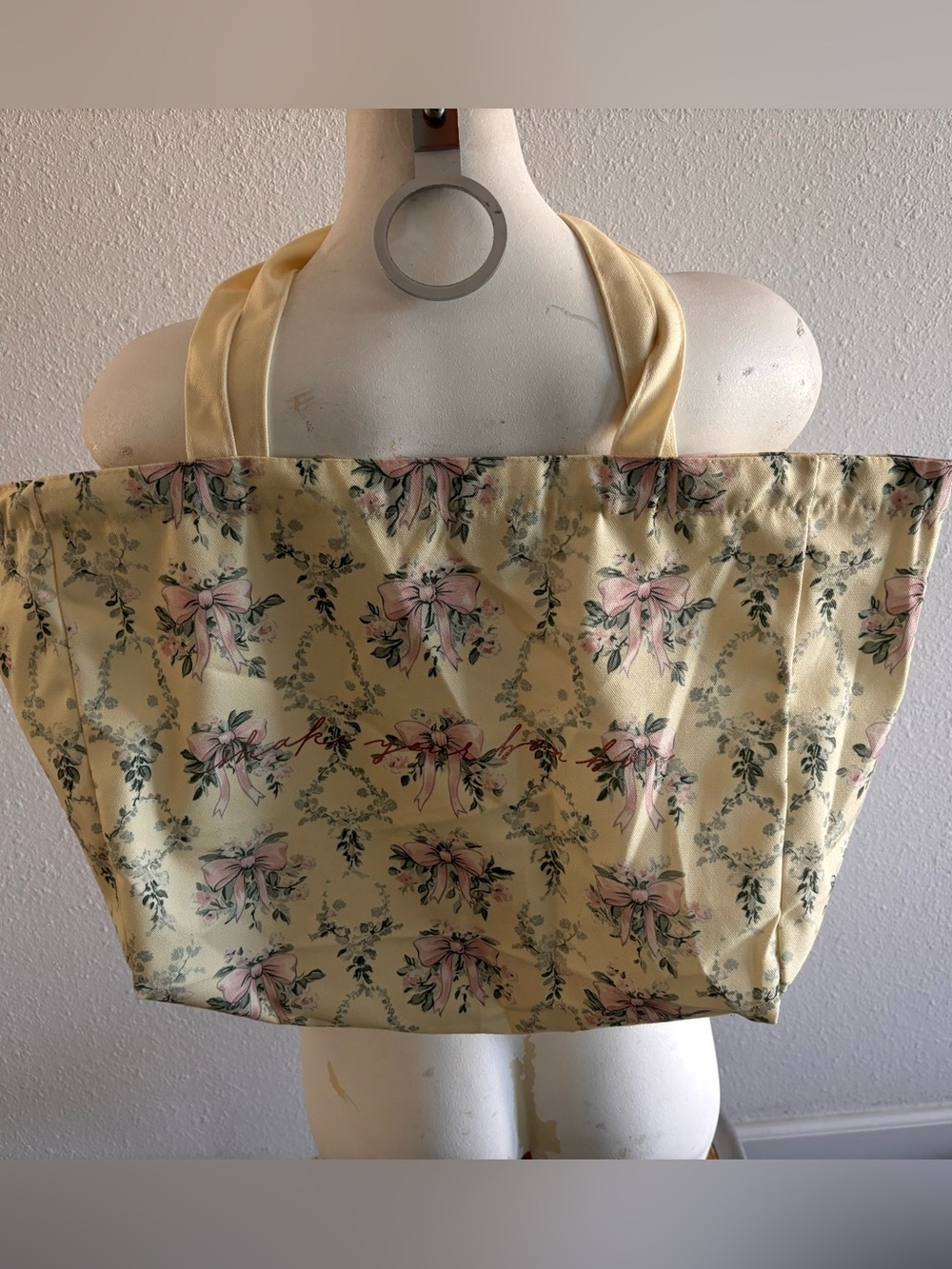 Floral Bow Shake Your Bon Bon Tote Bag